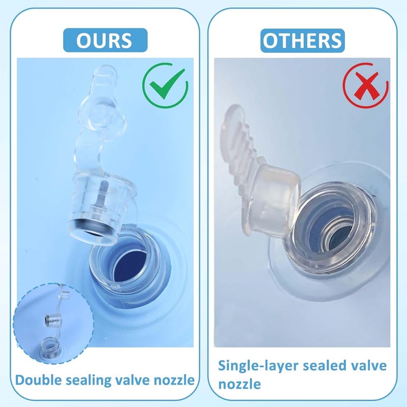 Waybas 6ft Pool Pillows for Above Ground Pools, Heavy Duty Swimming Pool Air Pillow 0.3mm Thickened Pool Closing Winter Kit Pool Cover Float Balloon with String Repair Tape for Winterizing Ice Equalizer - Image 3